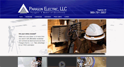Desktop Screenshot of paragonelectricllc.com